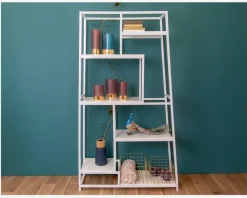 Hot Daells Bolighus Reol skrå hvid/hvid 102x178 cm