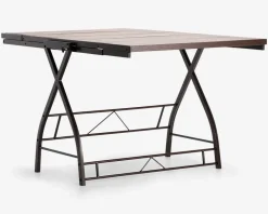 Best Daells Bolighus Reol spisebord i antik farvet kunstfiner