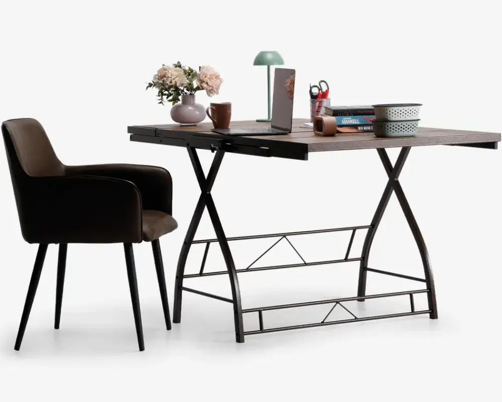 Best Daells Bolighus Reol spisebord i antik farvet kunstfiner