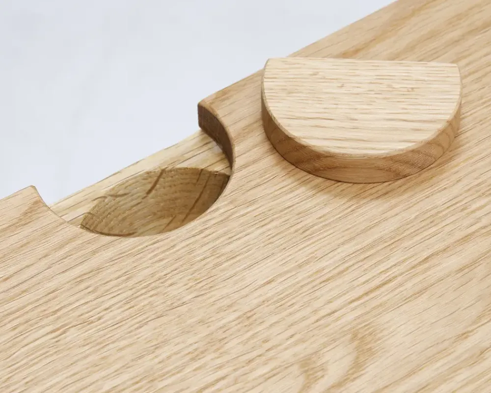 Best Daells Bolighus Reolopstilling med døre og skuffer olieret Eg