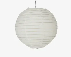 Sale Daells Bolighus Rispapirlampe Hvid Uden Ophæng Ø.60 cm