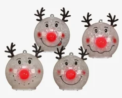 Outlet Daells Bolighus Rudolf Kugle LED Ass. Ø.8cm