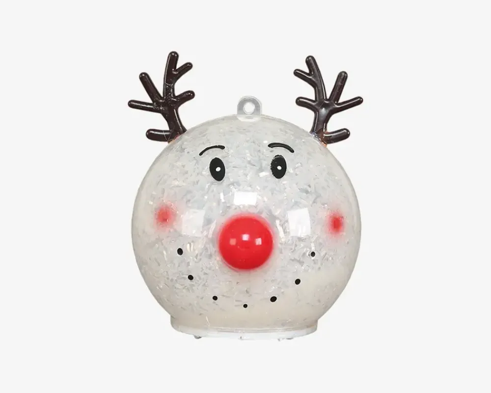 Outlet Daells Bolighus Rudolf Kugle LED Ass. Ø.8cm