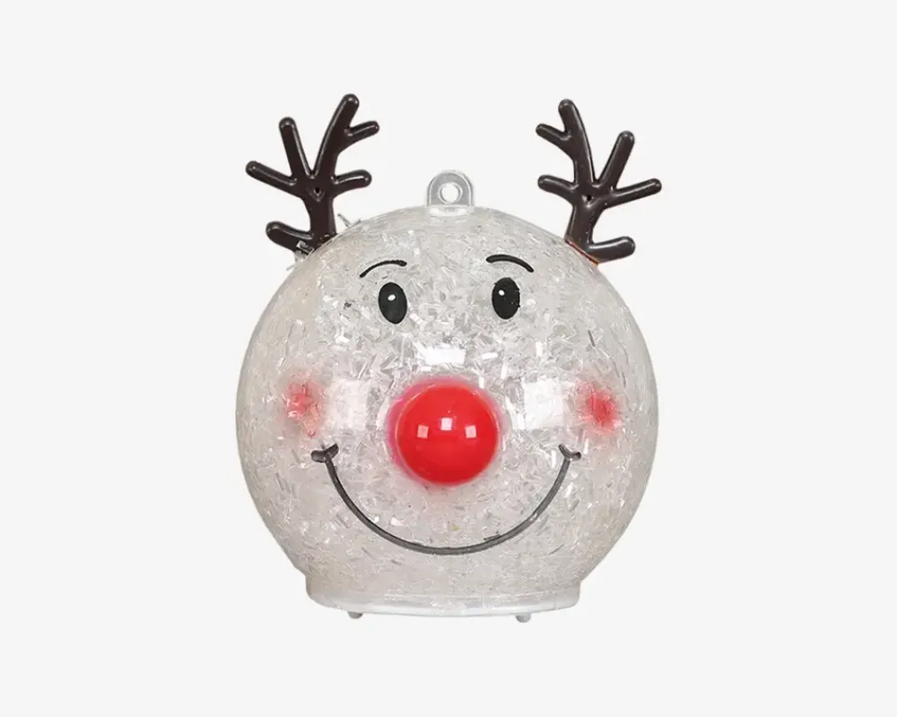 Outlet Daells Bolighus Rudolf Kugle LED Ass. Ø.8cm