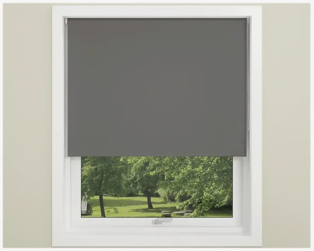 New Daells Bolighus Rullegardin MørkL. Uni 140x175 cm Grå