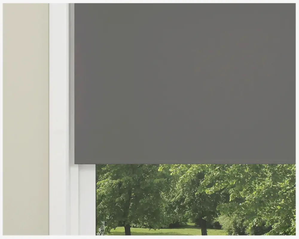 New Daells Bolighus Rullegardin MørkL. Uni 140x175 cm Grå