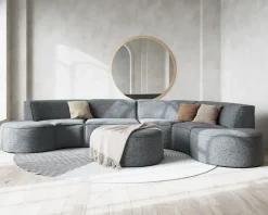 Outlet Daells Bolighus Rund puf Quadrato