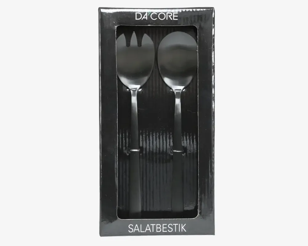 Daells Bolighus Salatbestik Sort 23,7 cm