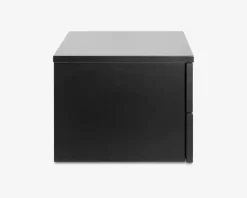 New Daells Bolighus Sengebord Avignon med 2 skuffer Sort