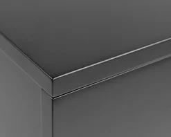 New Daells Bolighus Sengebord Avignon med 2 skuffer Sort