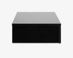 Online Daells Bolighus Sengebord Avignon med 1 skuffe sort