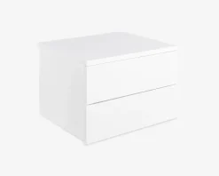 Best Daells Bolighus Sengebord Avignon med 2 skuffer hvid