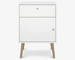 Outlet Daells Bolighus Sengebord Bodo i hvid