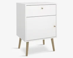 Outlet Daells Bolighus Sengebord Bodo i hvid