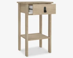 Daells Bolighus Sengebord Madrid eg med 1 skuffe