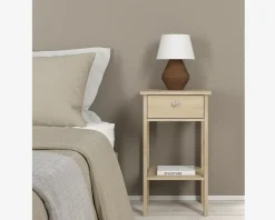 Daells Bolighus Sengebord Madrid eg med 1 skuffe