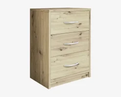 Sale Daells Bolighus Sengebord Pepe 3 skuffer i eg