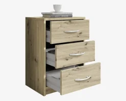 Sale Daells Bolighus Sengebord Pepe 3 skuffer i eg