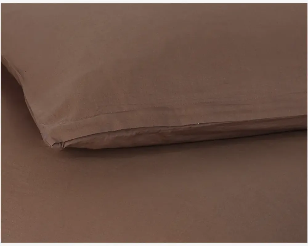 Online Daells Bolighus Sengesæt Kelly Raw Amber 140x200 cm Brun