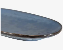 Hot Daells Bolighus Serveringsfad Oval 36 x 21,5 cm Blå