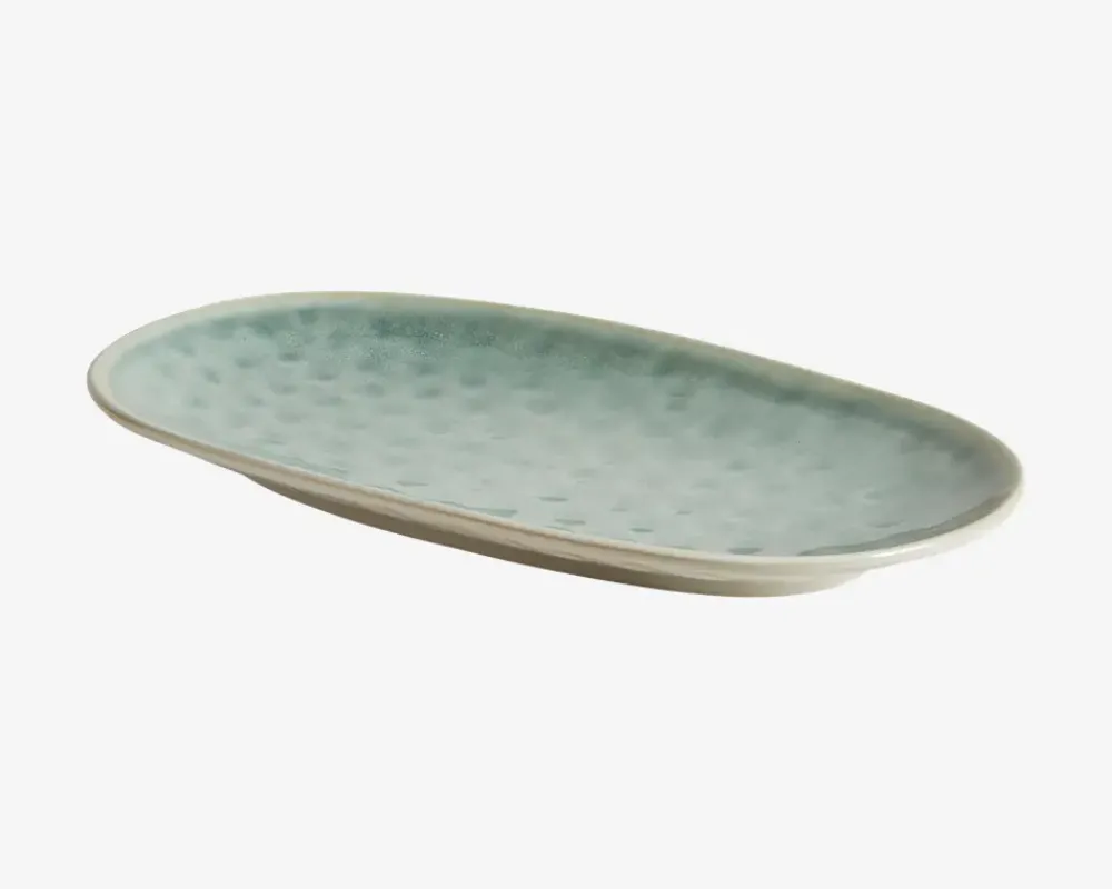 Discount Daells Bolighus Serveringsfad Oval Mint 31x17,5 cm Grøn