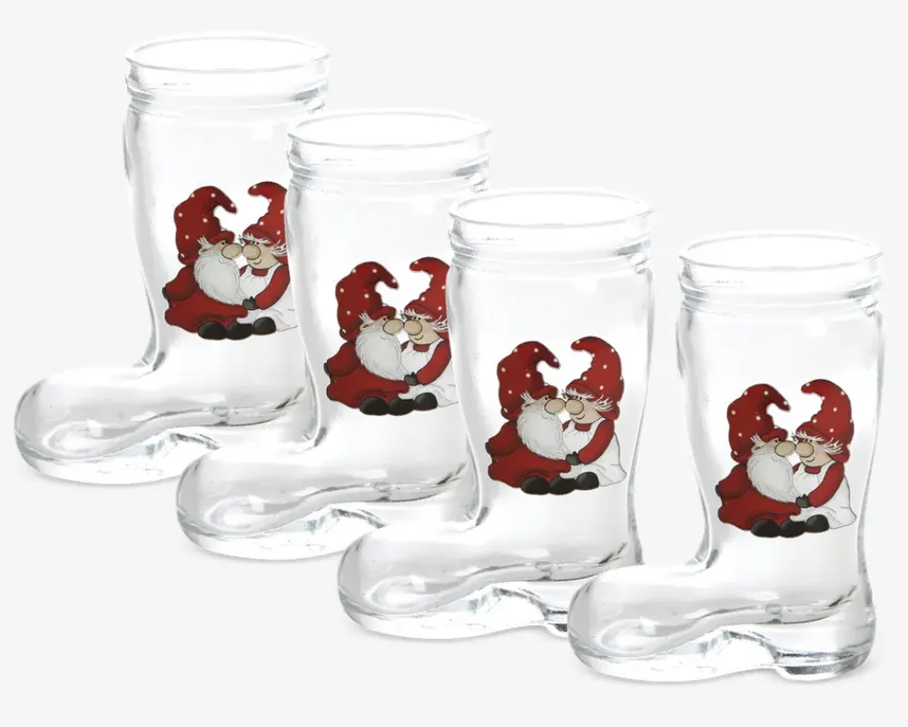 Hot Daells Bolighus Shotsglas Med Nisser 4cl.