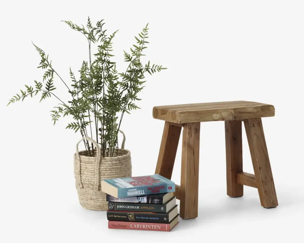 New Daells Bolighus Skammel Træ 42x29x42 cm