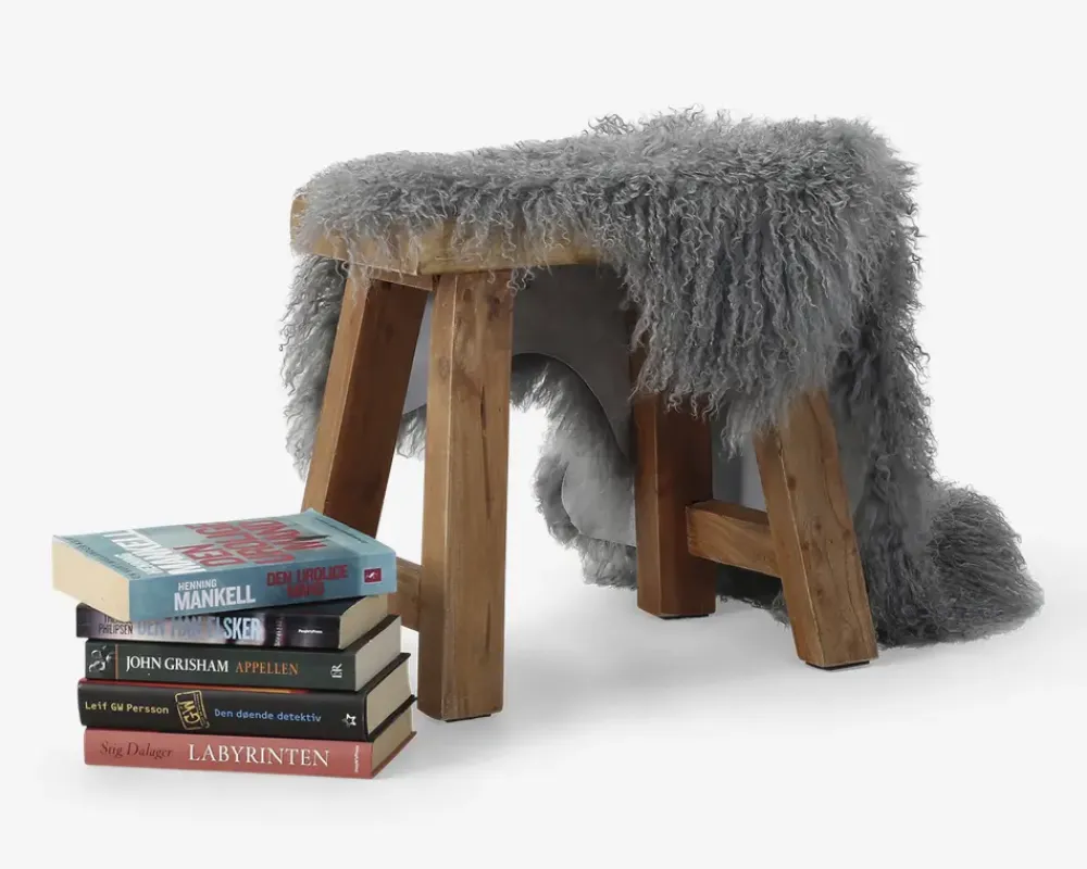 New Daells Bolighus Skammel Træ 42x29x42 cm