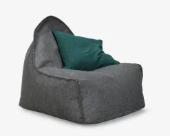 Outlet Daells Bolighus Sækkestol Chill møbelstof Grå