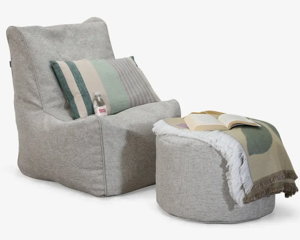 Best Daells Bolighus Sækkestol Pazzel møbelstof Beige