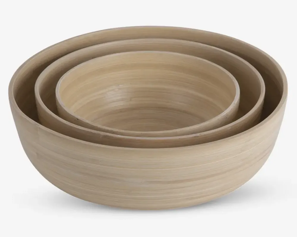 Discount Daells Bolighus Skåle sæt bambus natur 3 stk.