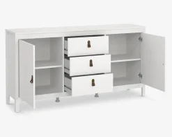 Clearance Daells Bolighus Skænk Madrid hvid med 3 skuffer