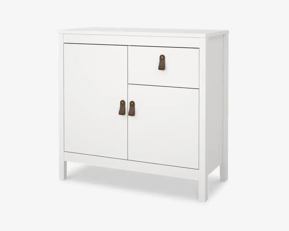 Daells Bolighus Skænk Madrid hvid med 1 skuffe