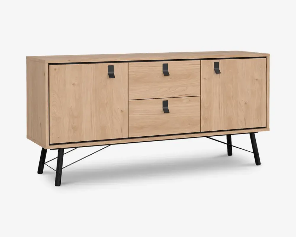 Clearance Daells Bolighus Skænk Ry B. 150 cm sort/eg