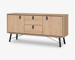 Clearance Daells Bolighus Skænk Ry B. 150 cm sort/eg