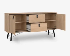 Clearance Daells Bolighus Skænk Ry B. 150 cm sort/eg