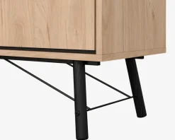 Clearance Daells Bolighus Skænk Ry B. 150 cm sort/eg