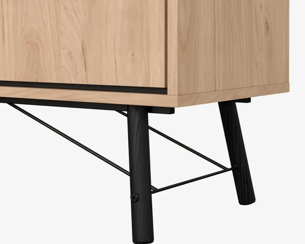 Clearance Daells Bolighus Skænk Ry B. 150 cm sort/eg