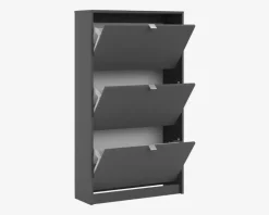 Outlet Daells Bolighus Skoskab shoes m. 3 låger grå