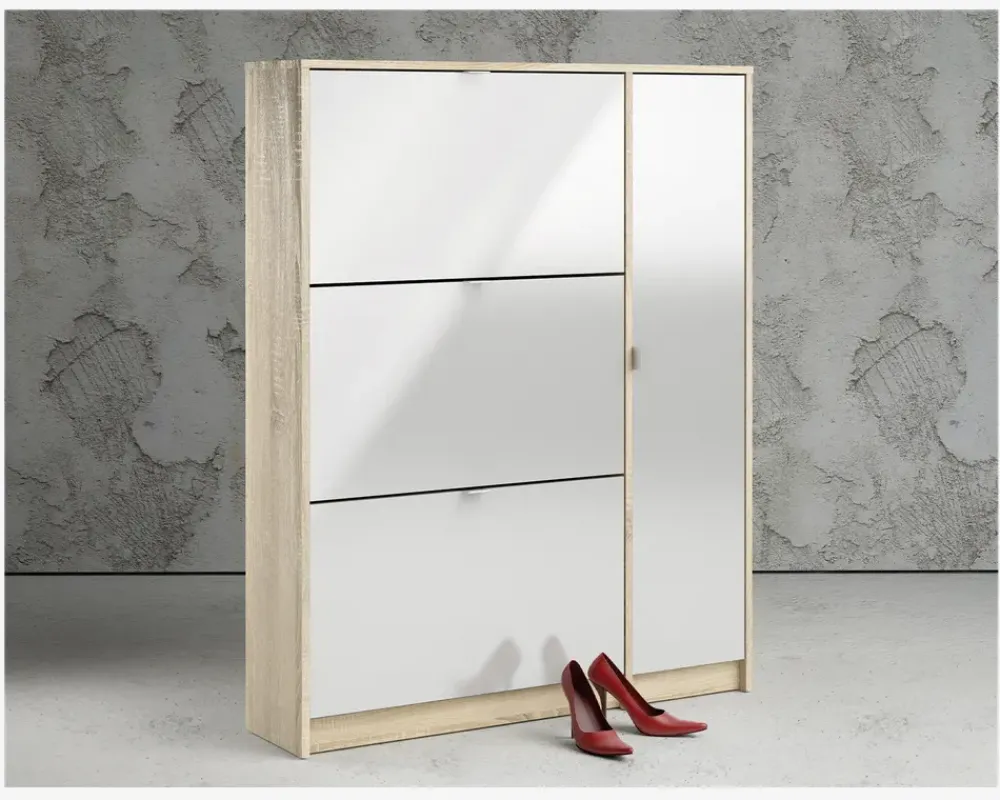 Clearance Daells Bolighus Skoskab Shoes m. 3 låger og 1 dør