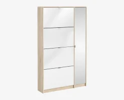 Discount Daells Bolighus Skoskab Shoes m. 4 låger og spejldør