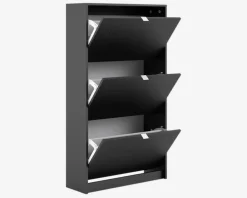 Hot Daells Bolighus Skoskab Shoes m. 3 låger sort