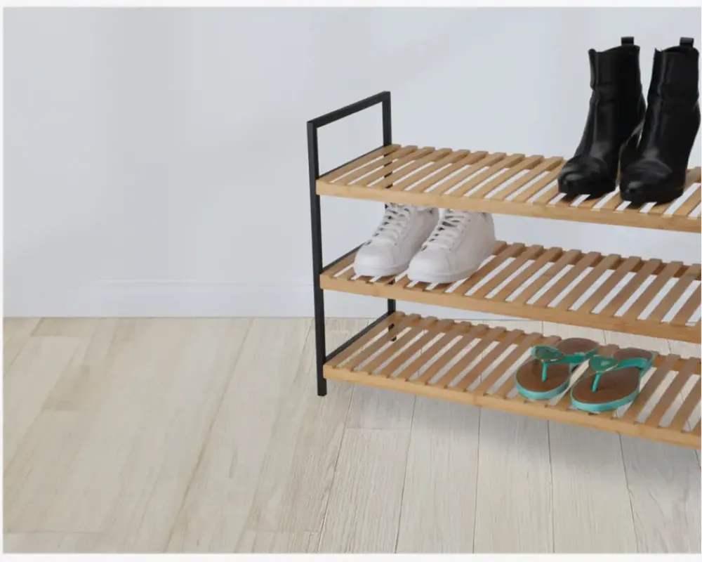 Online Daells Bolighus Skostativ med 3 hylder bambus