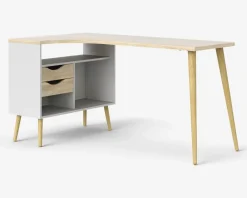 Daells Bolighus Skrivebord Delta Hvid/Eg