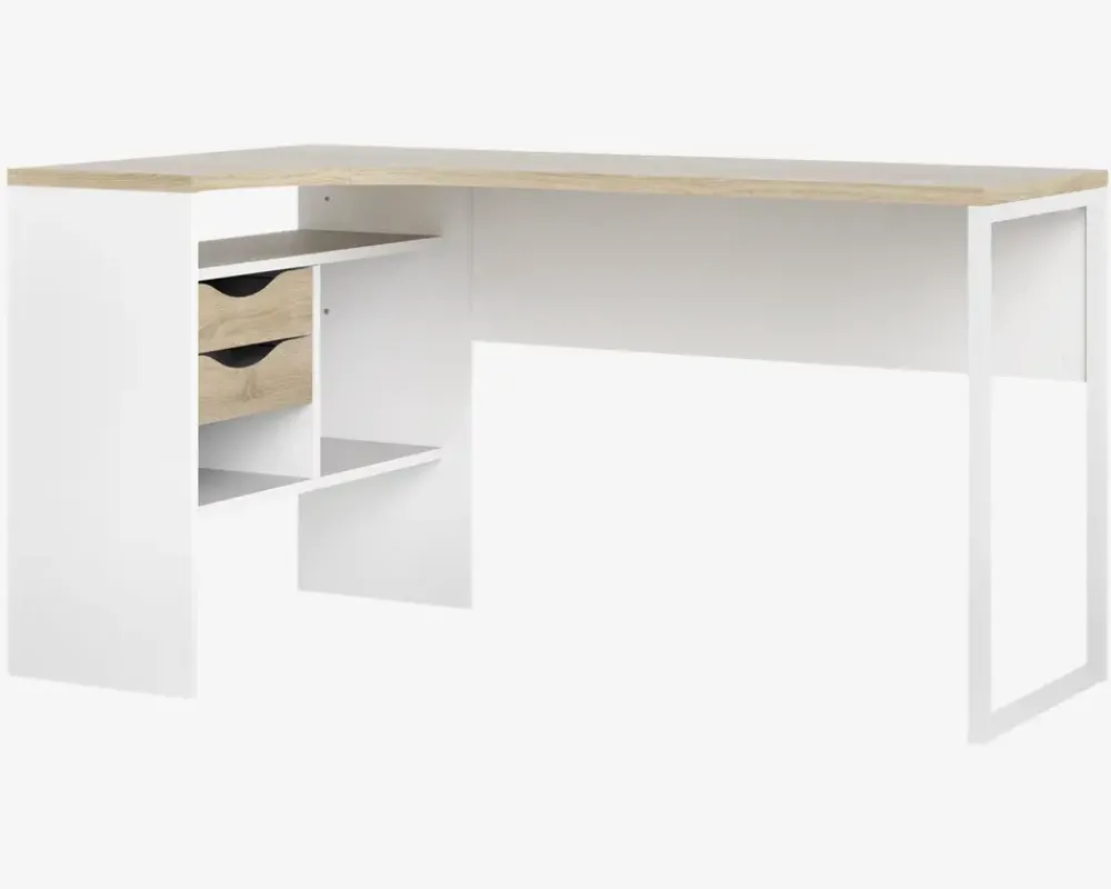 Discount Daells Bolighus Skrivebord Hjørne Hvid/Eg