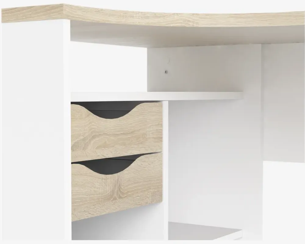 Discount Daells Bolighus Skrivebord Hjørne Hvid/Eg