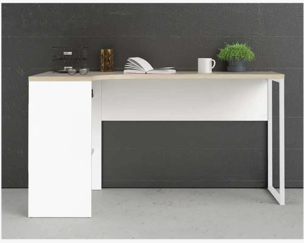 Discount Daells Bolighus Skrivebord Hjørne Hvid/Eg