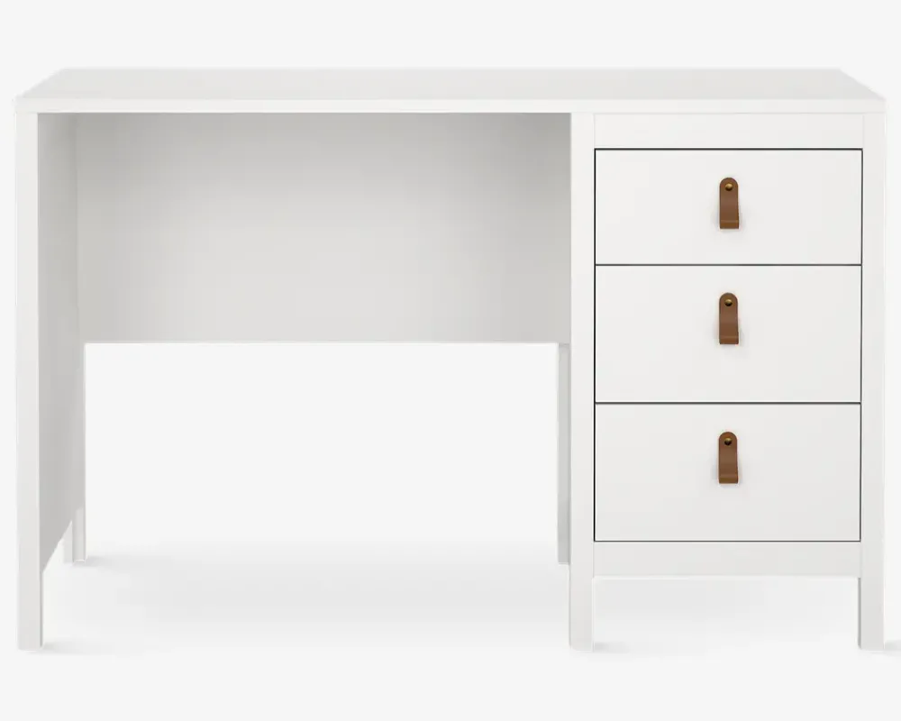 New Daells Bolighus Skrivebord Madrid kunstfiner Hvid