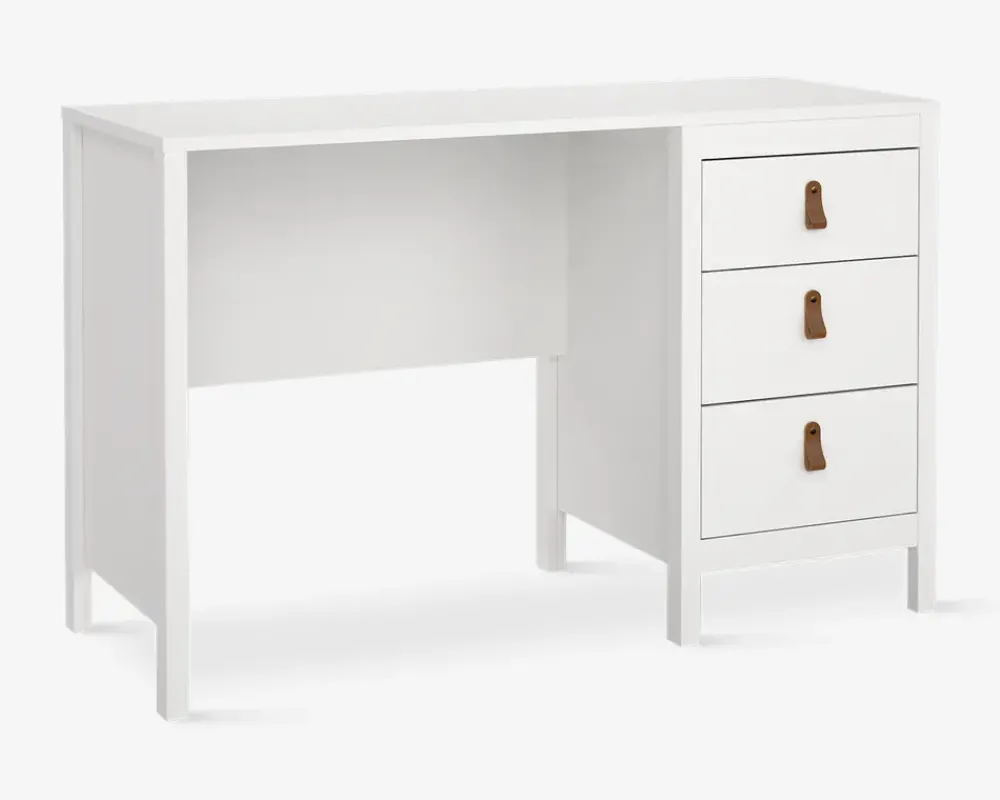 New Daells Bolighus Skrivebord Madrid kunstfiner Hvid