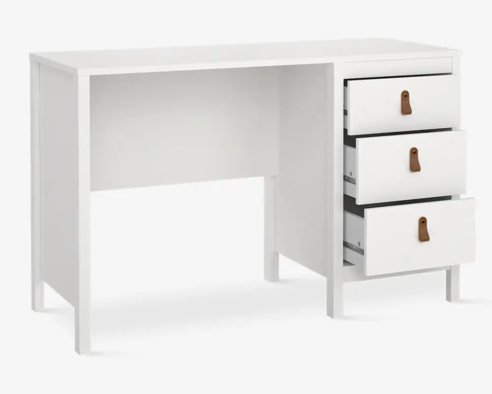 New Daells Bolighus Skrivebord Madrid kunstfiner Hvid